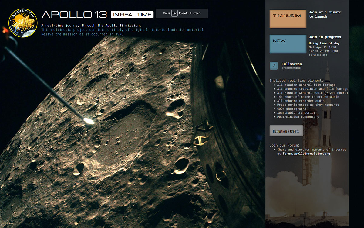 Apollo 13 in Real Time